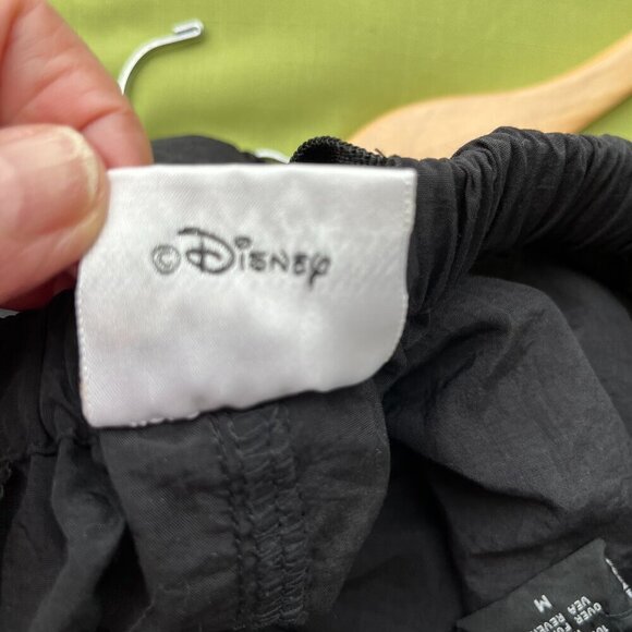 Disney Shorts Men"s M  Black  Elastic Waist Nylon Belted  Lightweight - Picture 6 of 16